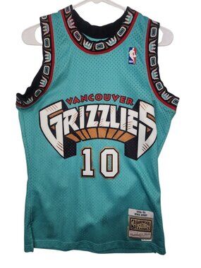 Y2K Michell & Ness Mike Bibby Vancouver Grizzlies 1998-99 Swingman Jersey S NBA